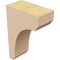 Ekena Millwork 2"W x 4"D x 6"H Classic Legacy Rough Cedar Woodgrain TimberThane Corbel, Primed Tan CORUR02X04X06LGYRCPR - alternate 2
